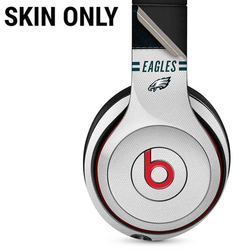 NFL Philadelphia Eagles White Striped Beats Solo 3 Wireless Skin